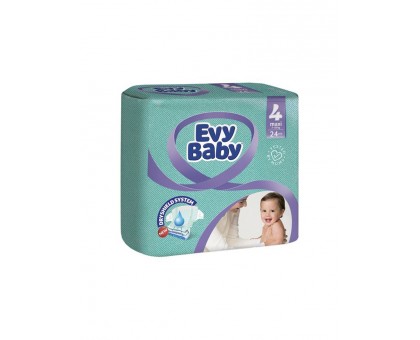 Evy Baby Підгузники дитячі 4(7-18) 24 шт maxi
